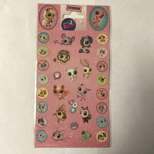 Lipdukai Little PetShop, 20 x 10 cm (10 vnt.)