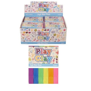 Plastilinas 6 spalvų (35g) - Ekspozicinėje dėžutėje (72 vnt.)