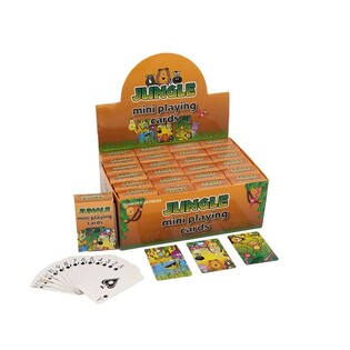 MINI ŽAIDIMŲ KORTOS &ndash; MODELIS: DŽIUNGLĖS DĖŽUTĖJE (24 vnt.)