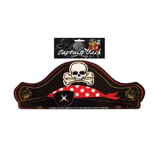 Piratų Kepurė CAPTAIN JACK (6 vnt. pakuotė)