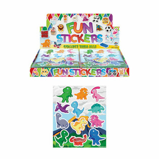 FUN STICKERS &ndash; MODELIS: DINOZAURAS (120 vnt.)