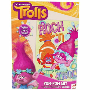 TROLLS PASIGAMINK SAVO POMPOM MENO KŪRINĮ (48 vnt.)