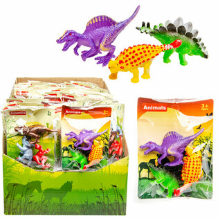 3 dinozaurai mai&scaron;elyje (60 vnt.)