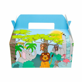 MENIU DĖŽUTĖ JUNGLE - 22,5 x 12 x 9,5 cm (24 vnt.)