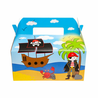 Meniu dėžutė Piratas - 22.5 x 12 x 9.5 cm (24 vnt.)