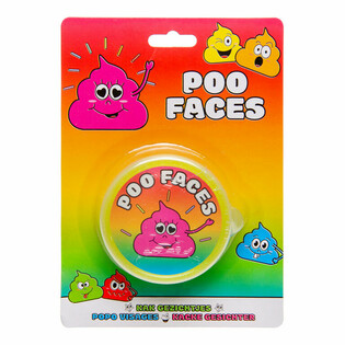 &Scaron;lyk&scaron;tukas Slainas &bdquo;Smiley Poo&ldquo; ant Kortelės (12 vnt.)