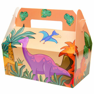 DINOSAURŲ MENIU DĖŽUTĖ - 22,5 x 12 x 9,5 cm (24 vnt.)