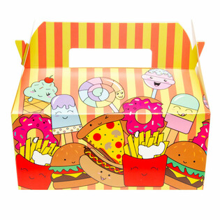 Fastfood meniu dėžutės - 22,5 x 12 x 9,5 cm (24 vnt.)