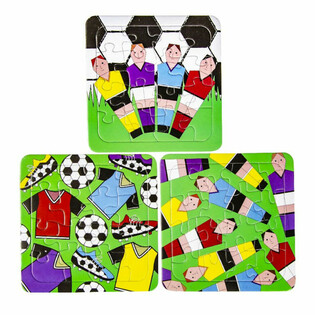 MIX FUTBOLO DĖLIONĖS - 14 x 14 cm (50 vnt.)