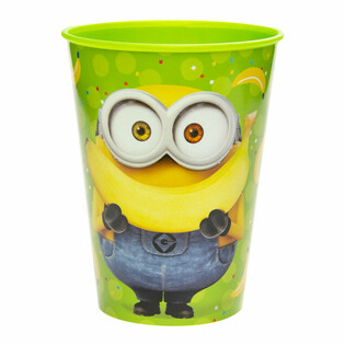 Minionų bananų gėrimų ir ledų puodelis - 260 ml (12 vnt.)