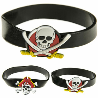 SILIKONINĖS PIRATŲ APYRANKĖS, MI&Scaron;INYS (48 vnt.)