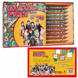 KINDEREN VOOR KINDEREN - Pie&scaron;imo ir spalvinimo rinkinys (6 vnt.)