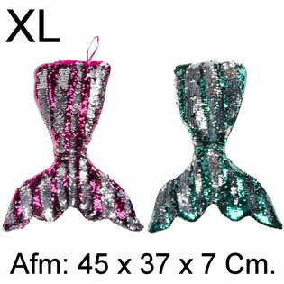 XL Pliu&scaron;inė Pagalvė Undinėlės Uodega - 45 cm - Įvairios spalvos (4 vnt.)