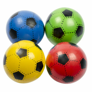 FUTBOLO KAMUOLIAI - 23CM - ĮVAIRIOS SPALVOS (10 vnt.)