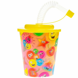 Puodelis su &scaron;iaudeliu / Ledų puodelis &ndash; Smiley, 250 ml (12 vnt.)