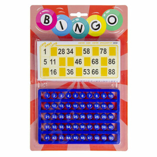 Bingo žaidimų rinkinys kortelėje (6 vnt.)