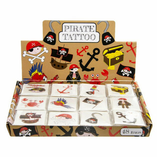 Fun Tattoo's - Piratas (48 pakuotės)