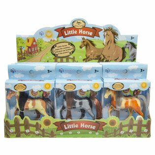 LITTLE HORSE - žaisliniai arkliukai dėžutėje (12 vnt.)