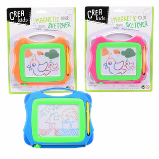 CREA KIDS &ndash; Magnetinė spalvota pie&scaron;imo lenta (12 vnt.)