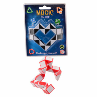 MAGIC SNAKE - 3D Gyvatėlės Galvosūkis ant Kortelės (24 vnt.)