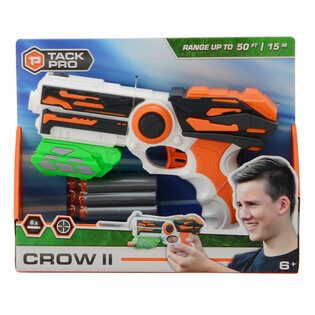 TACK PRO CROW II Pistoletas su 6 mink&scaron;tomis kulkomis - 23 cm