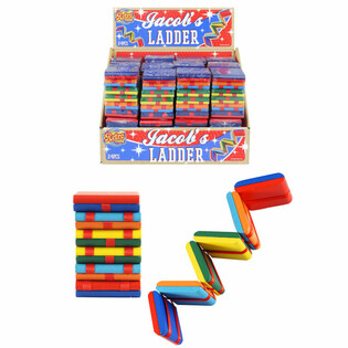 RETRO TOYS - Medinės Jokūbo kopėčios ekspozicinėje dėžutėje (24 vnt.)