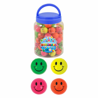 &Scaron;oklūs Kamuoliukai Smiley &Oslash;3,3cm - 72 vnt. indelis