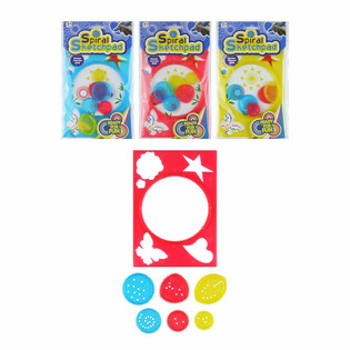 SPIROGRAFAS - SPIRALINIS PIE&Scaron;IMO BLOKNOTAS (12 vnt.)