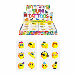 Smiley tatuiruotės dėžutėje (96 vnt.)