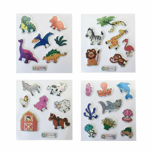 Blizgantys Lipdukai - Modelis: Gyvūnų mi&scaron;inys (100 vnt.)