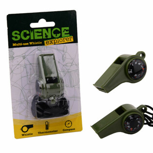 SCIENCE EXPLORER SURVIVAL &Scaron;VILPUKAS SU KOMPASU IR TERMOMETRU ANT KORTELĖS (24 vnt.)
