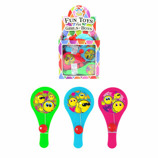 Žaidimas &bdquo;Smiley Paddle Bat&ldquo; - Ekspozicija (96 vnt.)