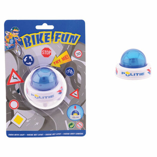 Bike Fun policijos sirena - &scaron;viesa ir garsas vaiki&scaron;kam dviračiui
