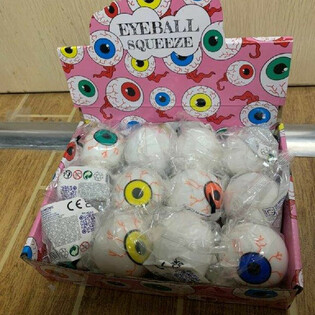 Spaudžiami akių kamuoliukai &bdquo;Squeeze Eyeball&ldquo; ekrane (12 vnt.)