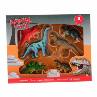 ANIMAL WORLD - Dinozaurų žaidimo rinkinys (6 figūrėlės)