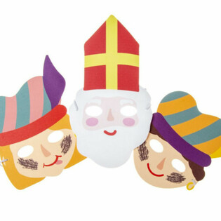 SINTERKLAAS - PUTPLASČIO KAUKĖS ŠV. MIKALOJUS IR PIETAS (48 vnt.)