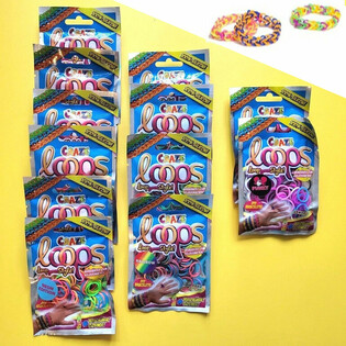 CRAZE LOOPS LOOM - SIURPRIZŲ MAI&Scaron;ELIAI - EKSPOZICIJOJE (12 vienetų)