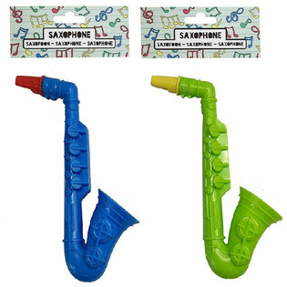 SAKSOFONAS - 16 CM AUK&Scaron;ČIO - ĮVAIRIOS SPALVOS (12 vnt.)