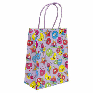 Popieriniai Dovanų Mai&scaron;eliai Smiley - 16x9x22 cm (12 vnt.)
