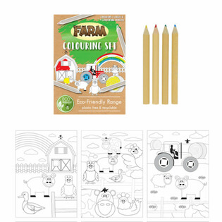ECO FRIENDLY - Pie&scaron;imo rinkinys &bdquo;Ferma&ldquo; (25 vnt.)