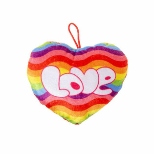 Pliušinė Vaivorykštinė Širdelė Love (24 vnt.)
