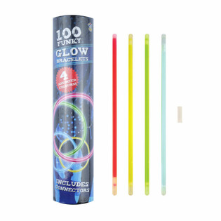 &Scaron;viečiančios Apyrankės Glow - 100 vnt. Tūboje