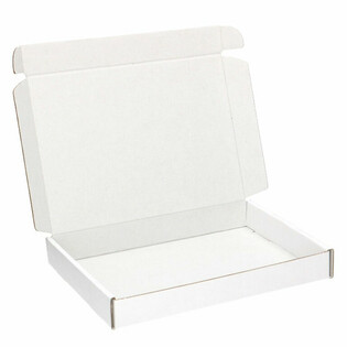 Pa&scaron;to dėžutė siuntoms A5 BALTA - 220x155x28 mm (50 vnt.)