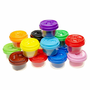 FUN DOUGH - Plastilinas indeliuose (1 pakuotė, 15 vnt.)