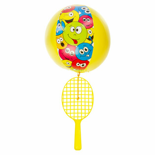 Padėlio Raketė su Kamuoliuku - Smiley (12 vnt.)