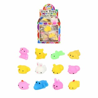 Suspaudžiami Žaisliukai Gyvūnėliai (Squishy) - Ekspozicijoje (96 vnt.)