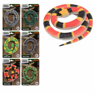 &bdquo;Animal World&ldquo; gyvatė ant kortelės (60 cm) &ndash; 24 vnt. ekspozicija