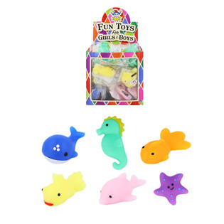 Squishy Jūros Gyvūnėliai Loterijai - Ekraninėje Dėžutėje (96 vnt.)