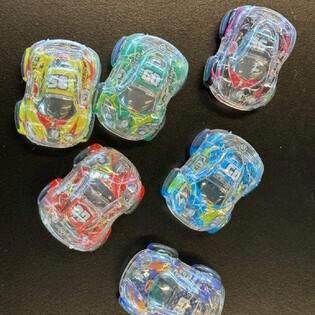 TRANSPORTO PRIEMONĖS - TRAUKIAMI MINI AUTOMOBILIUKAI (72 vnt.)