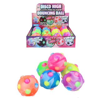 &Scaron;viečiantis &Scaron;oklus Kamuoliukas Disco - 6cm - Ekspozicija 12 vnt.